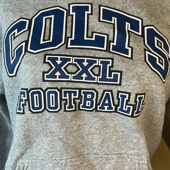 NFL Team Apparel Women's XL Colts Football Hoodie Super Fan Game Day Tail Gate - Picture 4 of 7